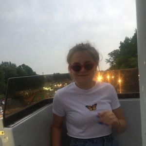 Butterfly Brandy crop top